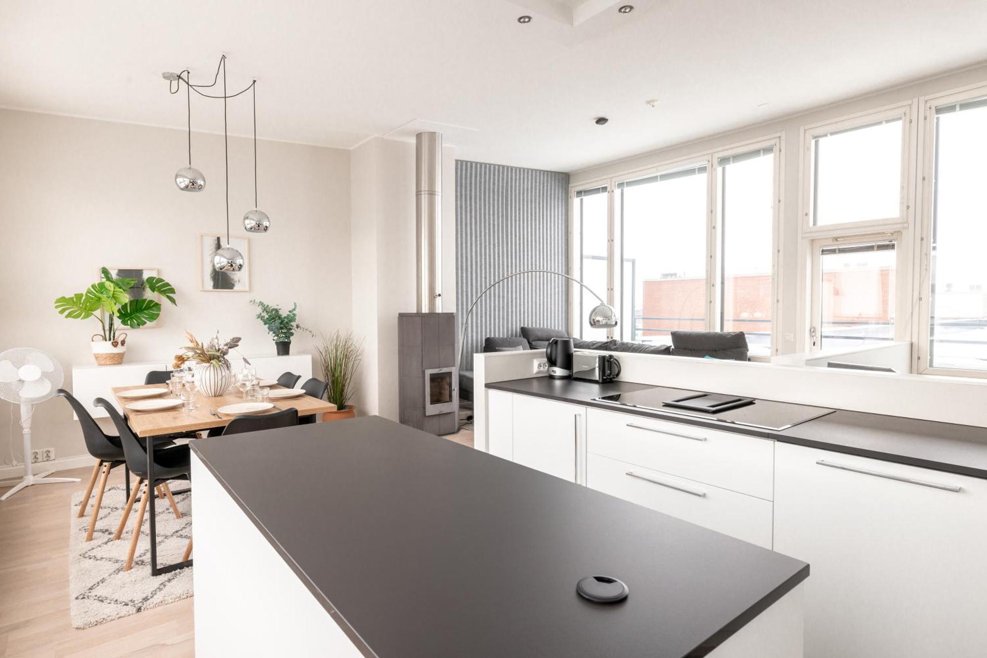 Apartment 2ndhomes Stunning 2-story Penthouse With Sauna & 2 Terraces Helsinki